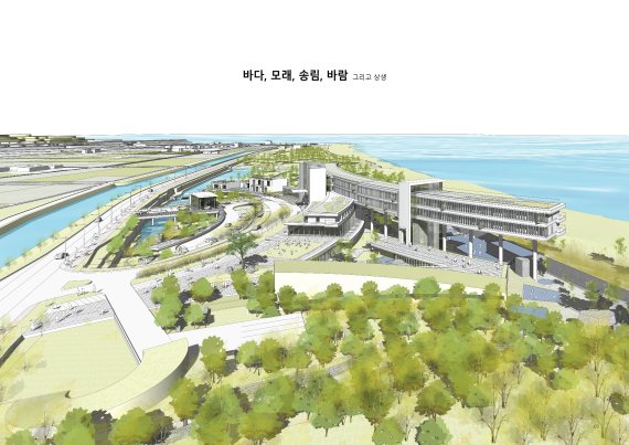 [안동=뉴시스] 경북도수련원 설계공모 당선작 '소생' 조감도. (사진=경북도 제공) 2022.06.06 *재판매 및 DB 금지