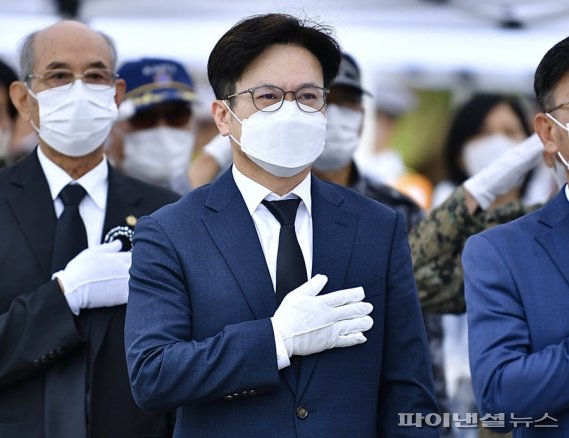 김포시 67회 현충일 추념…김병수 당선인 참석