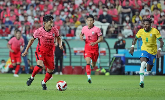 대한민국 축구 대표팀 나상호./뉴스1 © News1 장수영 기자