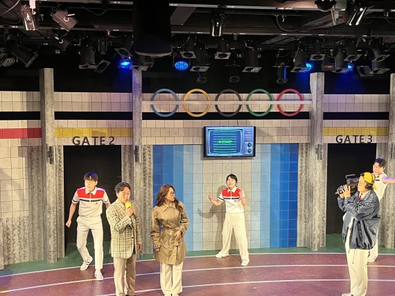 서울 종로구 대학로 TOM 극장에서 열린 연극 '초선의원'의 프레스콜 모습. © 뉴스1 조재현 기자