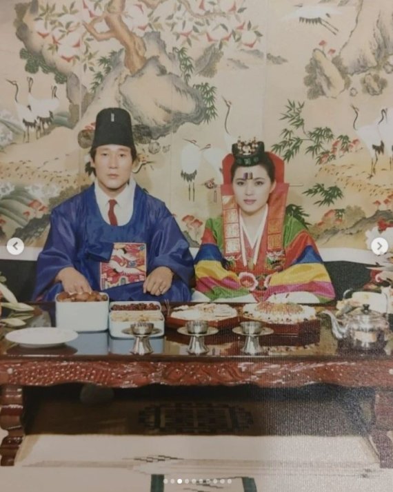 [서울=뉴시스] 이충희, 최란 부부. 2022.06.12. (사진 = 최란 인스타그램 캡쳐) photo@newsis.com*재판매 및 DB 금지