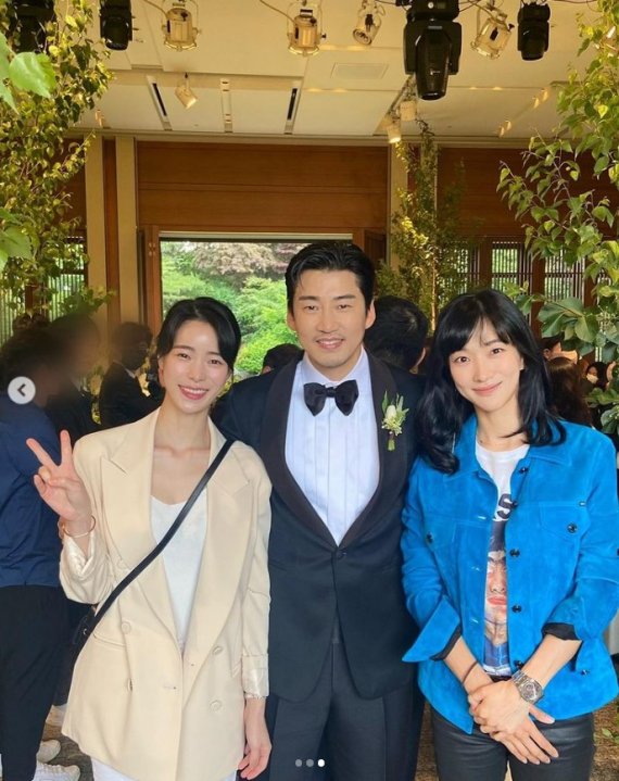 [서울=뉴시스] 임지연, 윤계상, 정윤하. 2022.06.12. (사진 = 정윤하 인스타그램 캡쳐) photo@newsis.com*재판매 및 DB 금지
