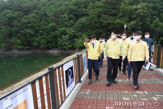 경기부지사 포천 산정호수 가뭄대책 현장행정