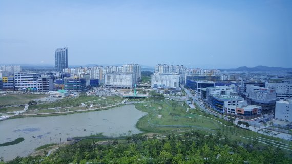 한국전력, 전력거래소, 한전KDN, 농수산식품유통공사(AT), 한국농어촌공사 등이 주요 공기업·준정부기관이 입주해 있는 나주혁신도시 모습. (나주시 제공) /뉴스1DB © News1