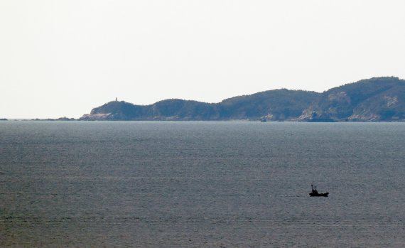 북한 황해남도 등산곶 앞바다. 2020.9.24/뉴스1 © News1 구윤성 기자