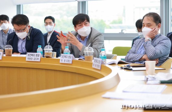 민선8기 남양주시장직 인수위원회 17일 시정 업무보고 청취. 사진제공=민선8기 남양주시장직 인수위