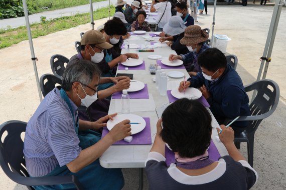 지난 18일 전북 진안군 부귀면 중궁마을에서 마을축제가 열리고 있다.(진안군제공)2022.6.20/뉴스1