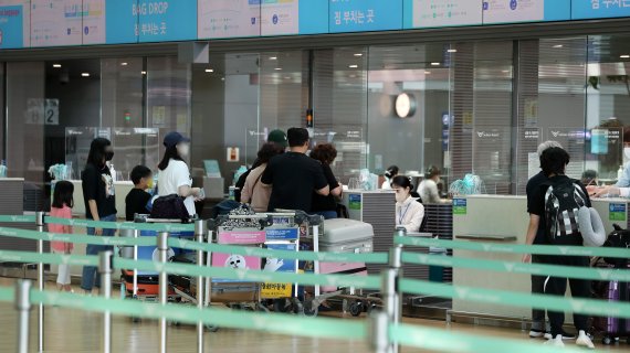 12일 인천국제공항 출국장의 모습. 2022.6.12/뉴스1 © News1 구윤성 기자