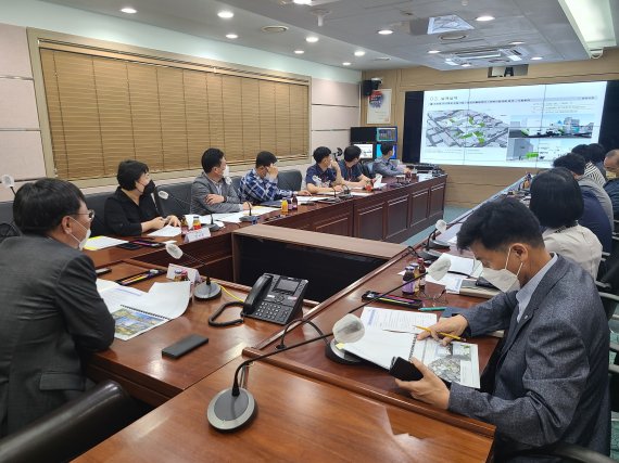 강원도소방본부 신청사 건립 건축기획용역 착수보고회(도소방본부 제공)© 뉴스1