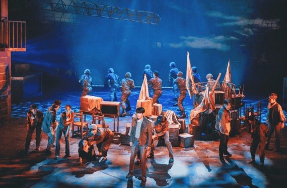 뮤지컬 모래시계© 뉴스1