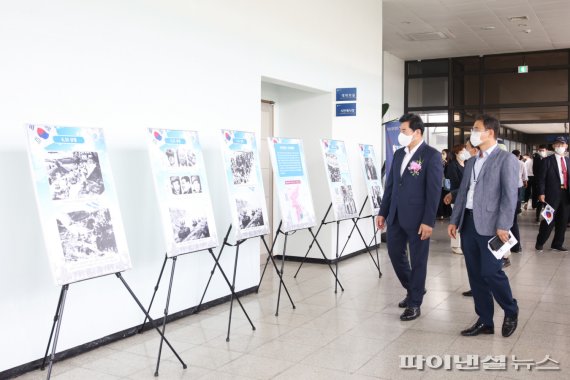 의왕시 25일 6.25전쟁 제72주년 기념식 개최. 사진제공=의왕시