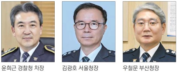 尹정부 첫 경찰청장 이번주 지명… 윤희근·우철문·김광호 '3파전'