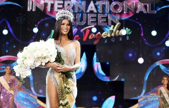 25일 태국 파타야에서 열린 '미스 인터내셔널 퀸 트랜스젠더 2022' 대회에서 1위에 오른 필리핀의 푸시아 앤 라베나. (사진=미스 인터내셔널 퀸 인스타그램 캡처)