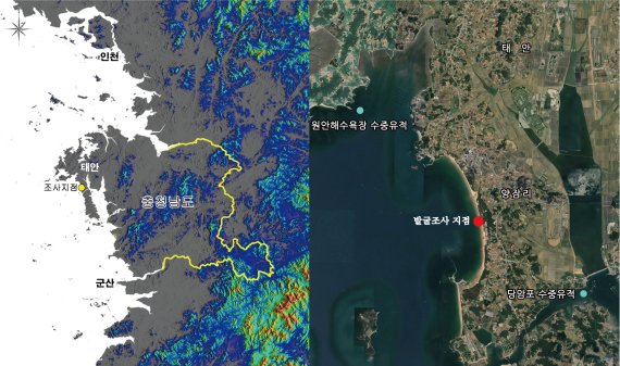 [서울=뉴시스] 발굴조사 위치도. (사진=문화재청 제공) 2022.06.29. photo@newsis.com *재판매 및 DB 금지