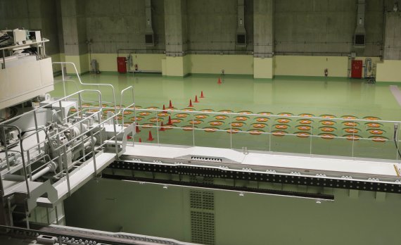 [로카쇼무라=AP/뉴시스] 아오모리현 로카쇼무라에 있는 핵연료 재처리 시설 모습. (사진=뉴시스DB)