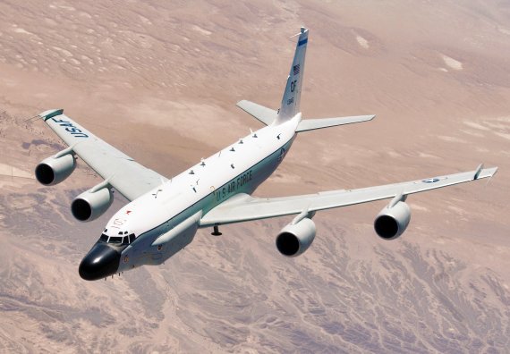 미군 정찰기 코브라볼 RC-135S. 사진=위키피디아
