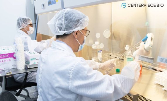 센터피스 무혈청배지 배양 테스트. / 사진=센터피스