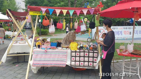 고양 화정중앙공원 하마마켓 판매대. 사진제공=고양시