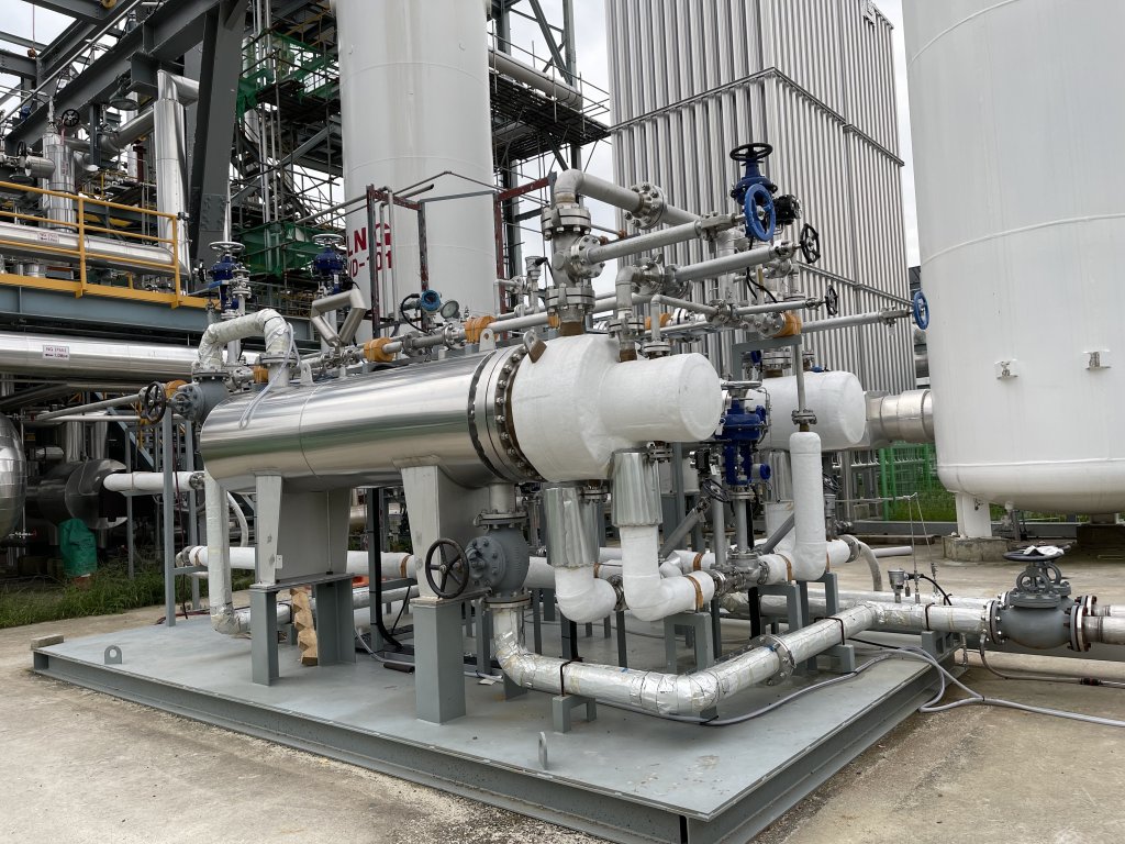 Industrial heat exchanger package and thermal equipment