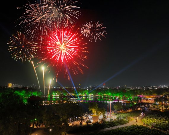 제20회 부여서동연꽃축제 모습.(부여군 제공)© 뉴스1