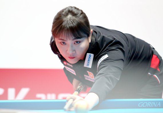 LPBA 첫 우승에 도전하는 김민아(PBA 제공)© 뉴스1