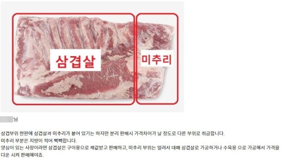 한 누리꾼이 댓글로 미추리에 대해 설명했다. © 뉴스1