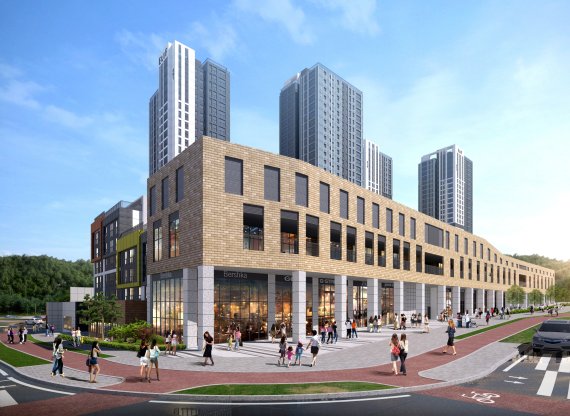 엘리프 세종 6-3 상업시설 투시도