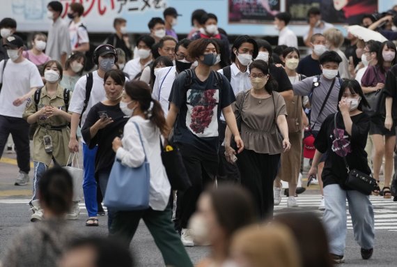 일본 도쿄 시부야 거리. EPA연합뉴스