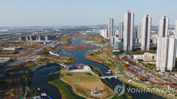 청라국제도시 전경. 연합뉴스