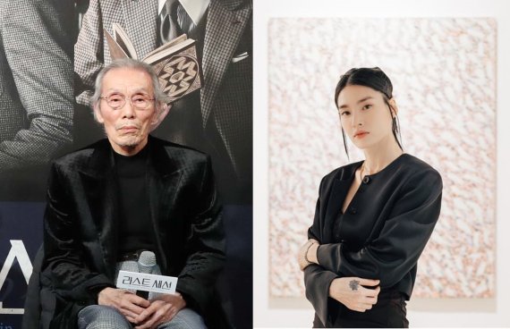 [서울=뉴시스] 배우 오영수(왼쪽), 안무가 모니카 (사진=뉴시스 DB, PADO 제공) 2022.07.25. photo@newsis.com *재판매 및 DB 금지 /사진=뉴시스