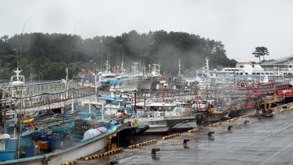 태풍 송다 북상...제주도 산지에 '호우경보'