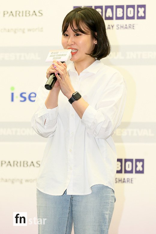 [포토] 김나연, '단편 영화 지원에 감사드려요'