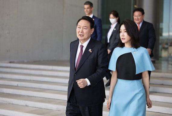 윤석열 대통령과 부인 김건희 여사. (대통령실 제공) ⓒ News1 안은나 기자 /사진=뉴스1