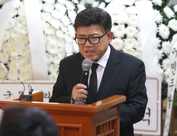 6월10일 서울 종로구 서울대학교병원 장례식장에서 열린 고(故) 송해의 영결식/뉴스1 ⓒ News1