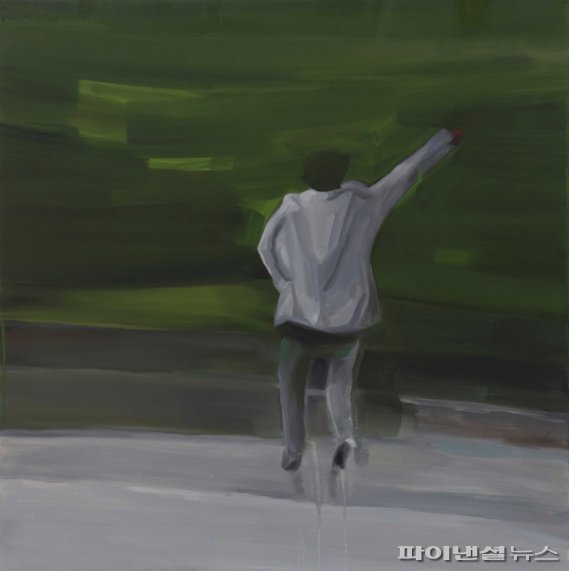 최선희, 봄밤, 2022, 캔버스에 유채, 91ⅹ91cm. 사진제공=고양문화재단