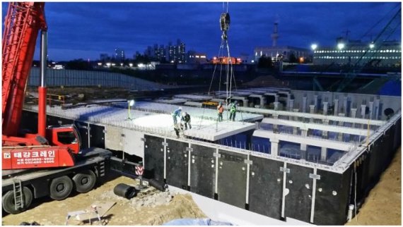 사진설명 : 이천 하이닉스 초기우수 처리시설