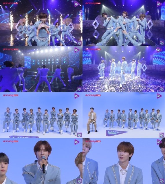 나인아이, ‘라이브. 온’서 '패럴렐 유니버스' 라이브 선사…'10人10色 매력' 발산