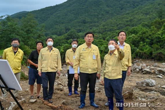 산림청장 양평 산사태 현장점검…“적극지원 건의”