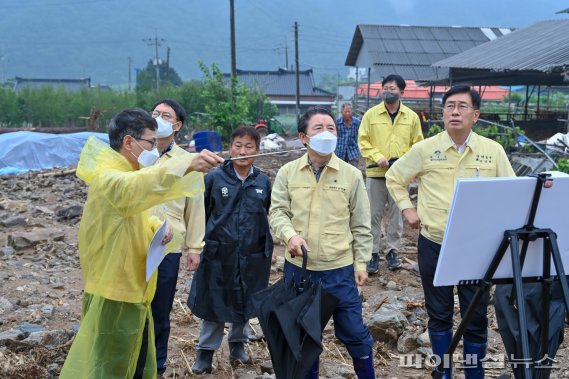 산림청장 양평 산사태 현장점검…“적극지원 건의”