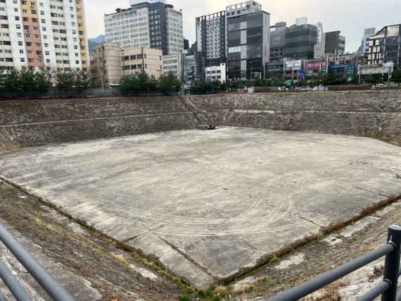 서울 서초구 사당역 환승센터 인근에 자리한 4만5000t 규모 빗물저류조 서울시 제공