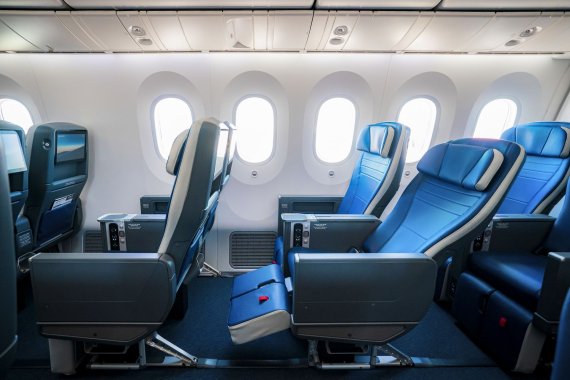 세계에서 가장 넓은 프리미엄 이코노미 클래스(에어프레미아 제공)ⓒ 뉴스1