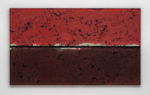 정창섭 묵고 91216(1991) Tak fiber on canvas 140 x 240 cm ⓒThe Estate of Chung Chang-Sup(PKM 갤러리 제공). ⓒ 뉴스1