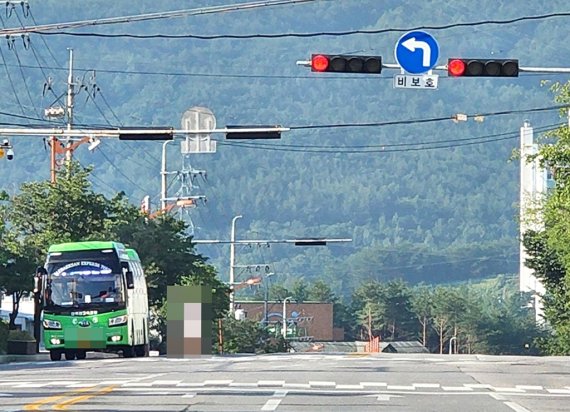 한산한 태백시 도로 [촬영 배연호]