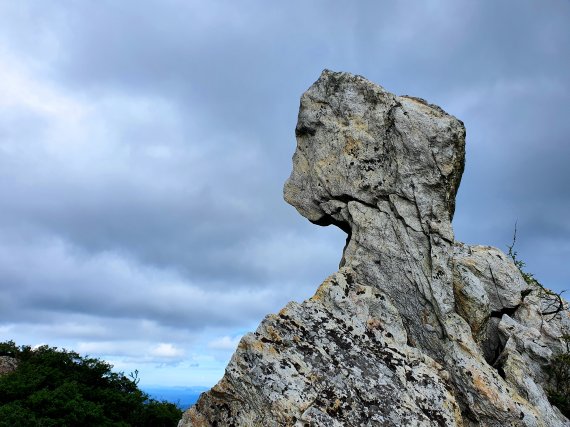 E.T 바위. 이 바위에 이름을 붙인다면 영화 E.T의 외계인 주인공이다 ⓒ 뉴스1