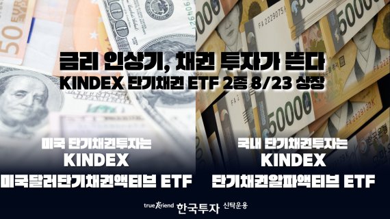 한국투자신탁운용 '단기 채권형 ETF' 2종 출시