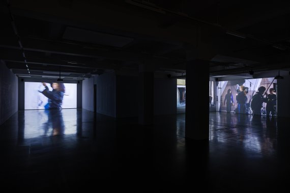 오민 '폴디드'(Folded) 전시 전경(일민미술관 제공). ⓒ 뉴스1