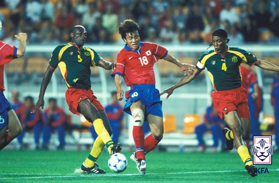 한국과 카메룬의 경기 모습(대한축구협회 제공)