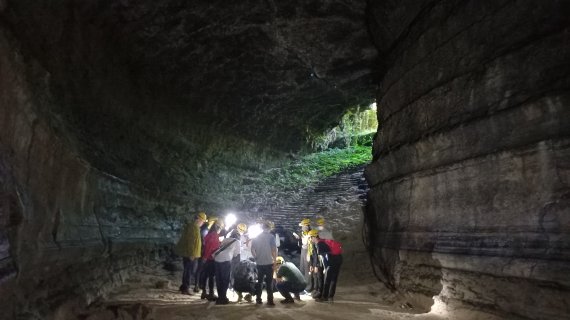 비밀의 문을 연 제주 만장굴 미공개구간. 2922.08.24. 박주연 기자 photo@newsis.com *재판매 및 DB 금지