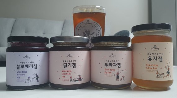 영농조합법인 엔자임팜 '아빠랑 잼' 제품.2022.8.27/뉴스1 ⓒ News1 김동수 기자