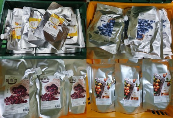 영농조합법인 엔자임팜 '아빠랑 잼' 제품.2022.8.27/뉴스1 ⓒ News1 김동수 기자